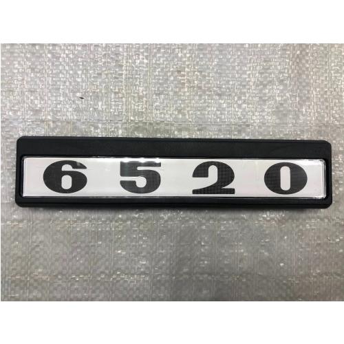 Табличка кабіни 6520 старого зразка (чорно-білі) для КамАЗ З6520-8202074 / Імпорт