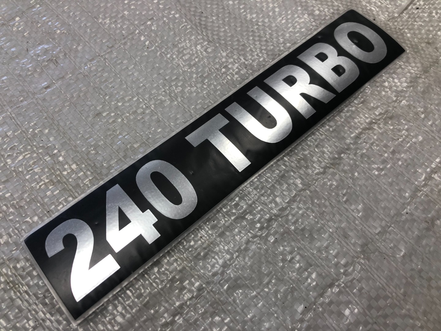 Табличка самоклеюча "TURBO-240" для КамАЗ 3904010