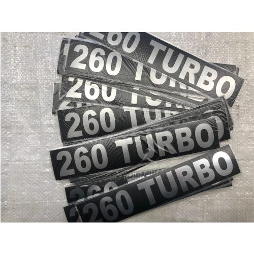 Табличка самоклеюча "TURBO-260" для КамАЗ 3904010