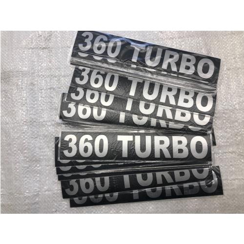 Табличка самоклеюча "TURBO-360" для КамАЗ 3904010