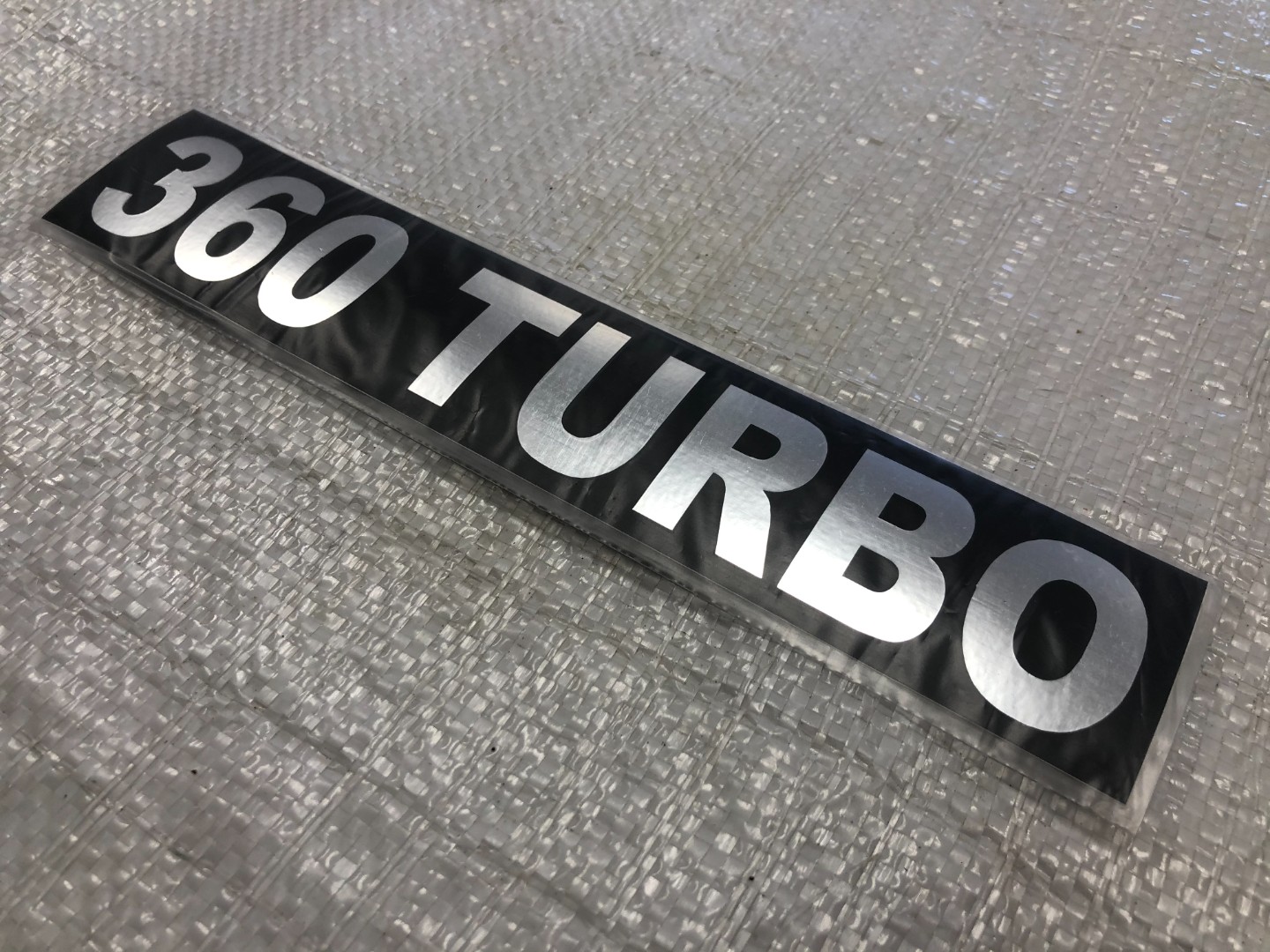 Табличка самоклеюча "TURBO-360" для КамАЗ 3904010