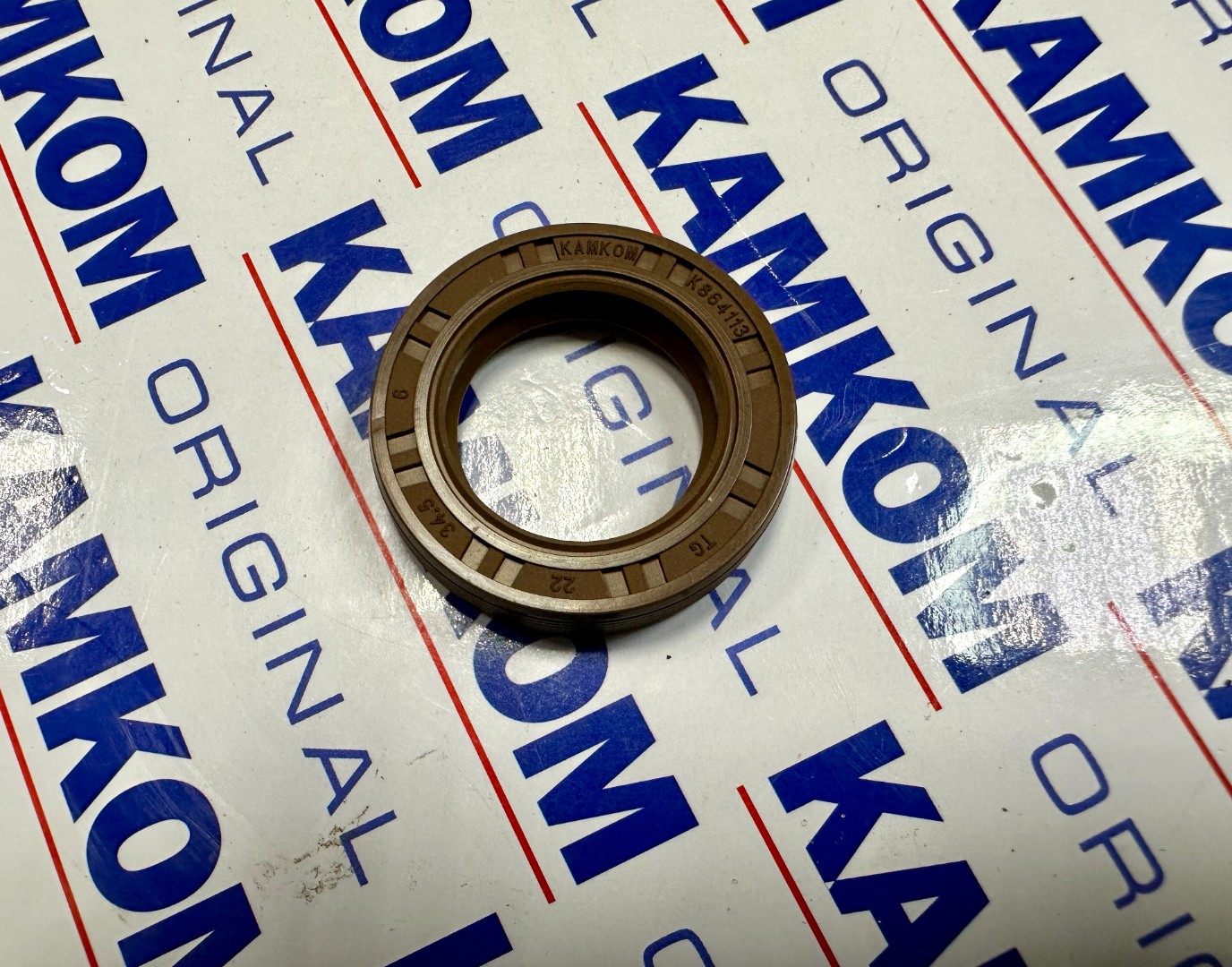 Манжета ГУРа мала 22х34, 5х6 Viton для КАМАЗ 864113 \ КАМКОМ