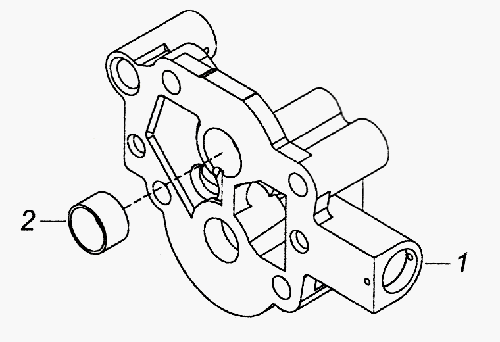 740.11-1011019-01 Кришка масляного насоса