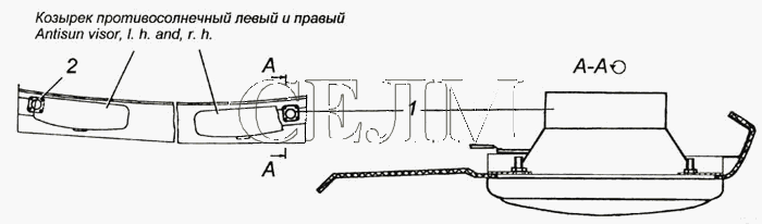 Установка гучномовців 53215-7909001
