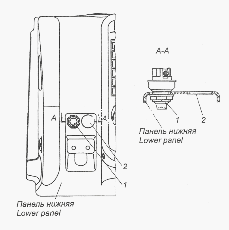 4308-3710004-30 Установка вимикача акумуляторної батареї