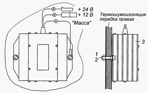 Установка перетворювача напруги