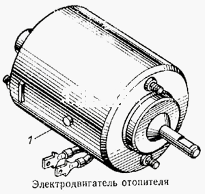 Електродвигун опалювача