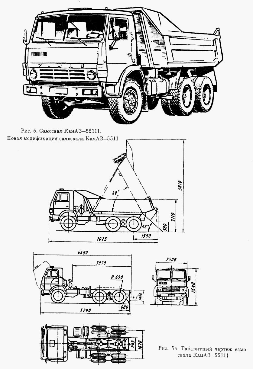 КамАЗ-55111 (Нова модифікація самоскида КамАЗ-5511)