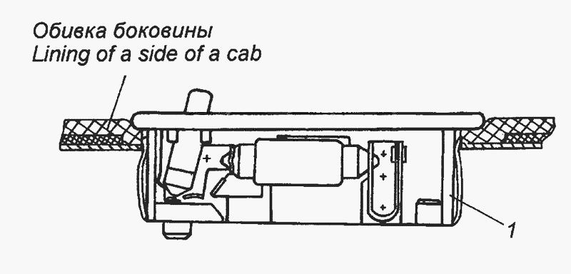54105-3714002-24 Установка плафона спального місця