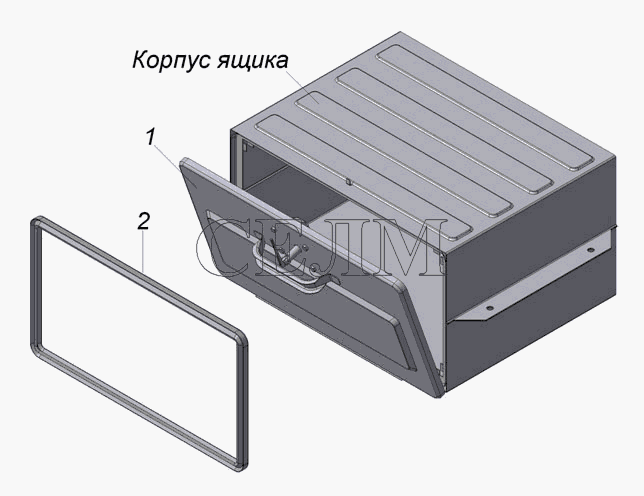 6606-3919010 Ящик для ЗІП в зборі